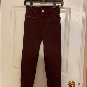 Burgundy Pants
